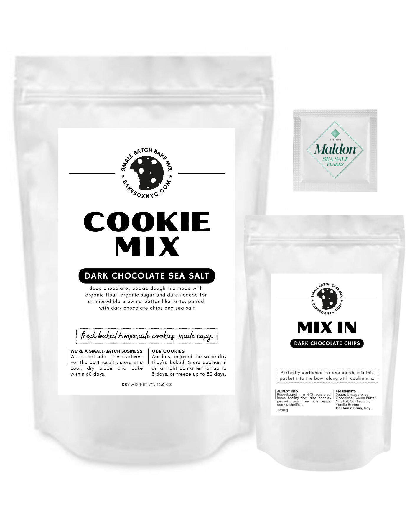 Dark Chocolate Sea Salt Cookie Mix