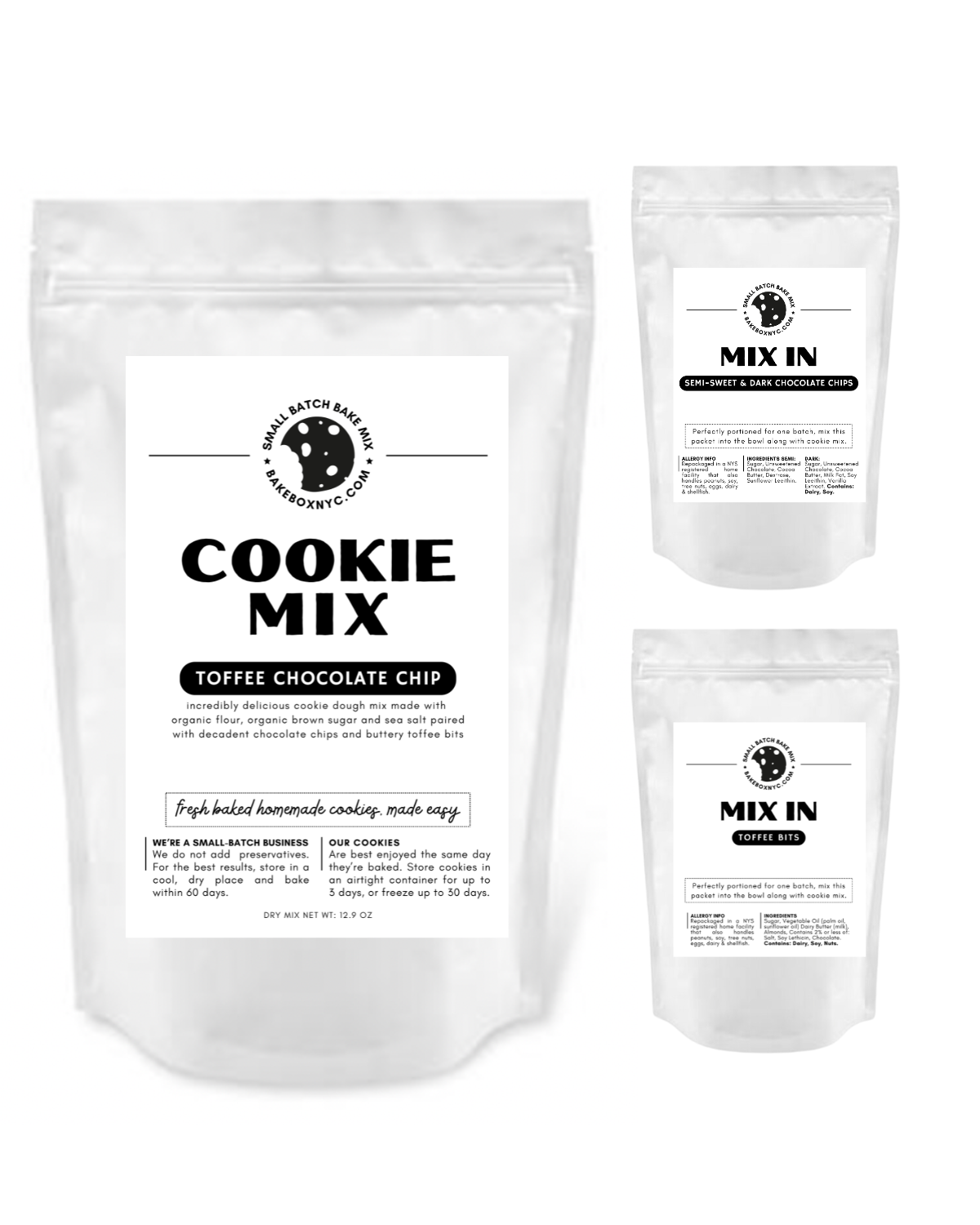 Toffee Chocolate Chip Cookie Mix