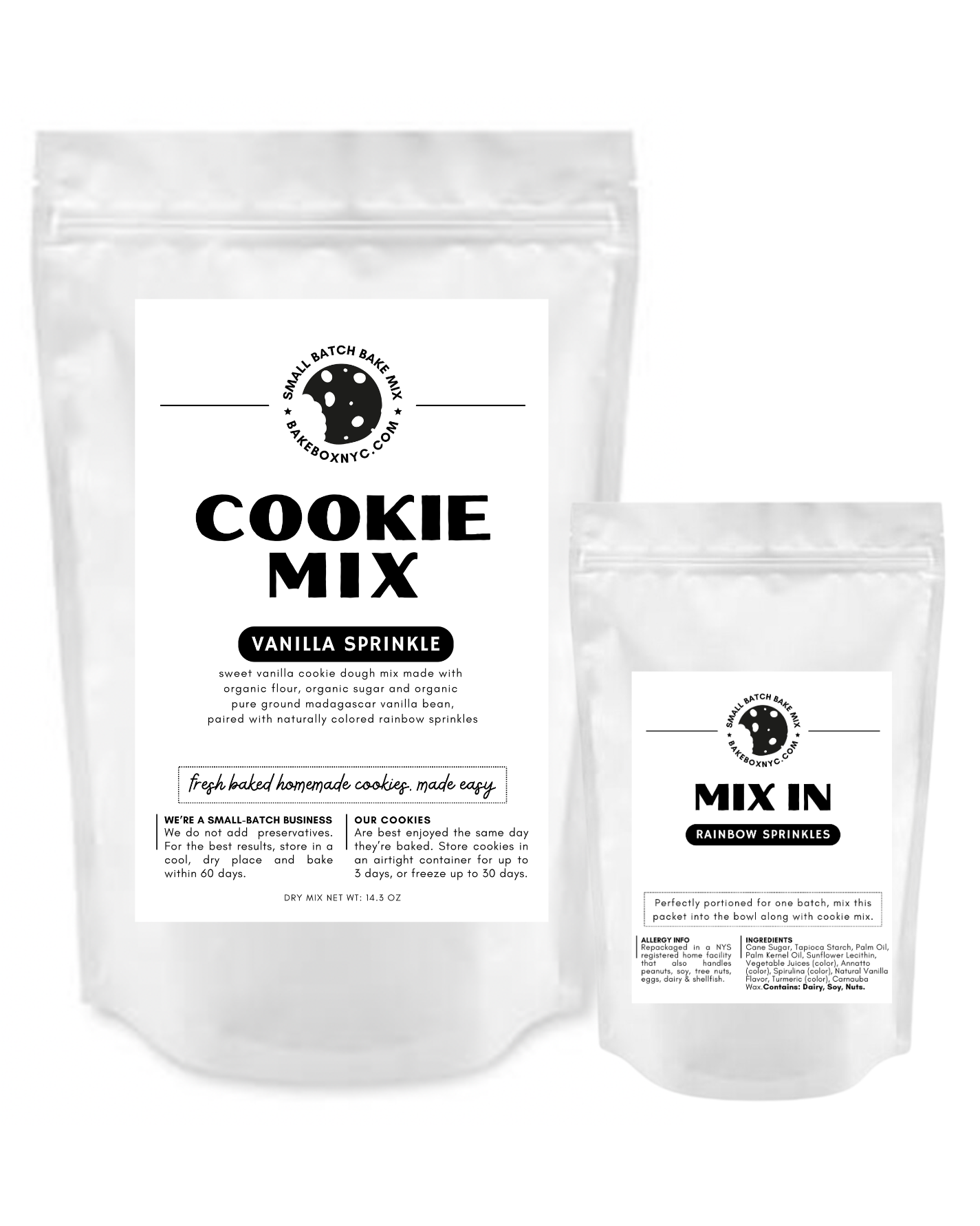 Vanilla Sprinkle Cookie Mix