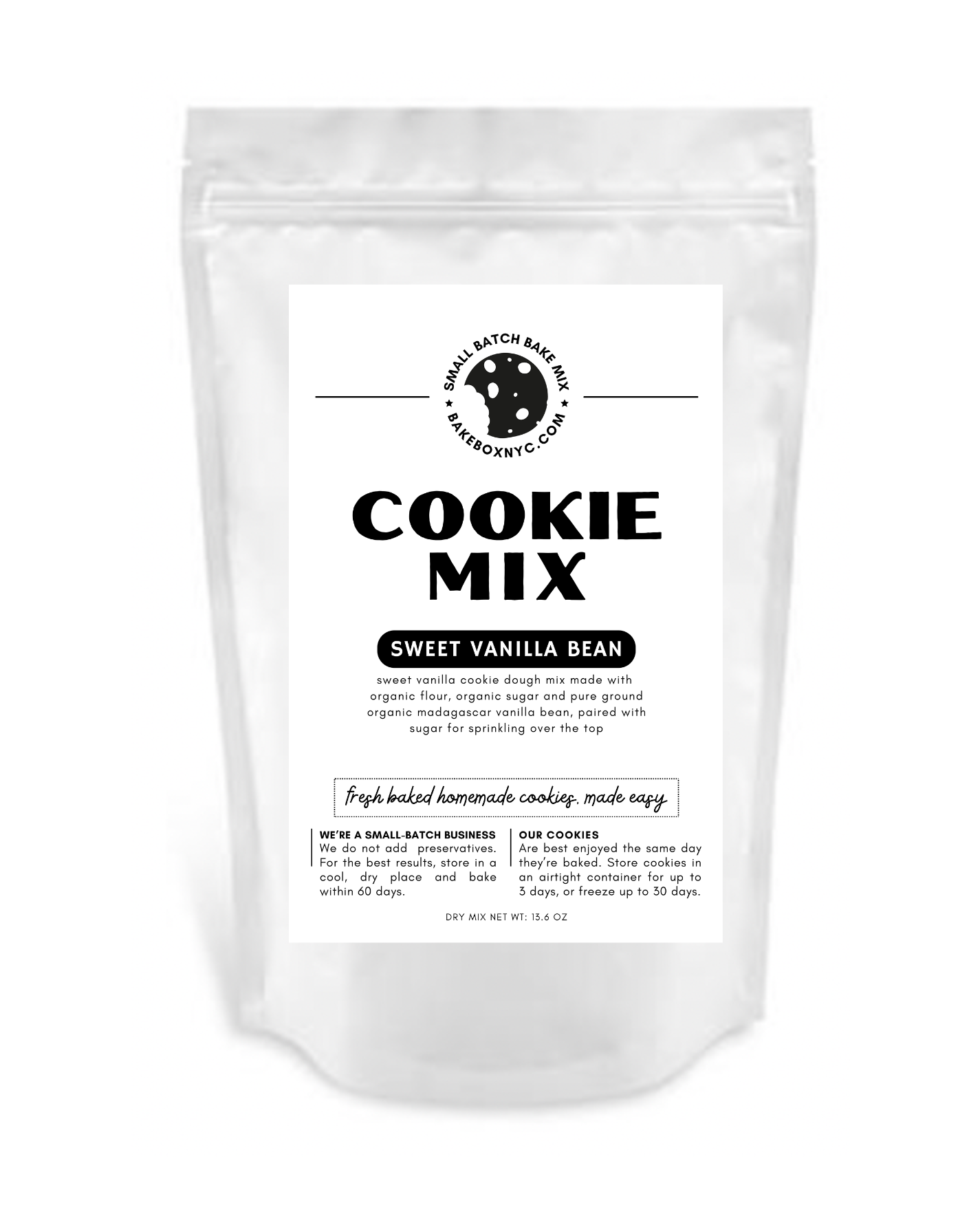 Sweet Vanilla Bean Cookie Mix